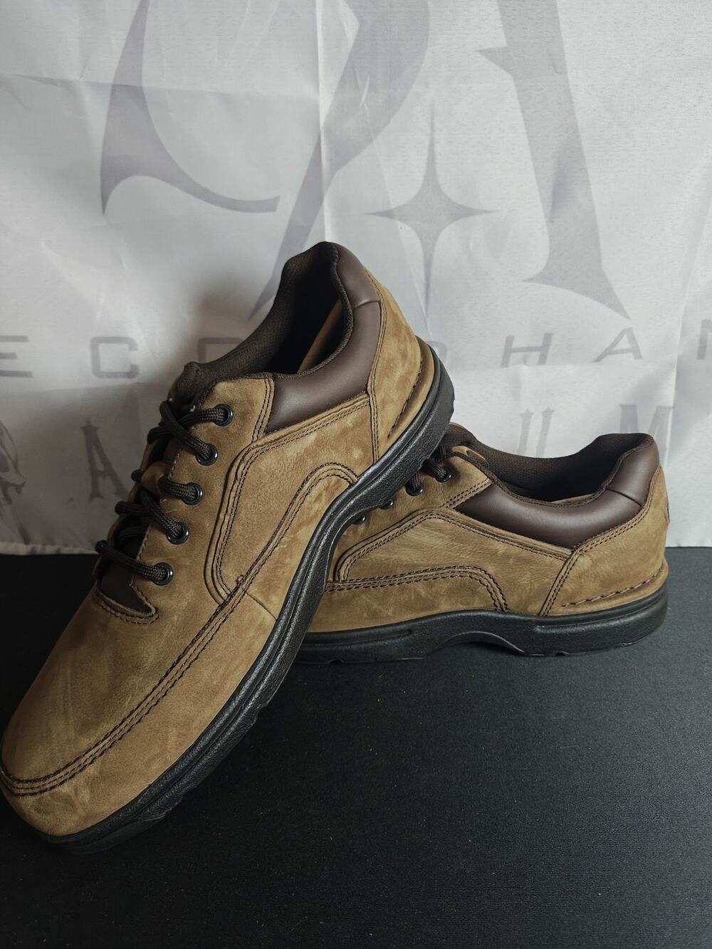 ROCKPORT $120 MEN'S 11.5 / 46 WORLD TOUR EUREKA BROWN SHOES SIZE NEW